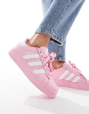 adidas superstar weiß rosa|adidas superstar xlg pink.